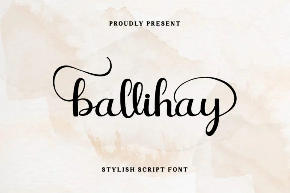 Ballihay Font by Crealova — Script Handwritten Font