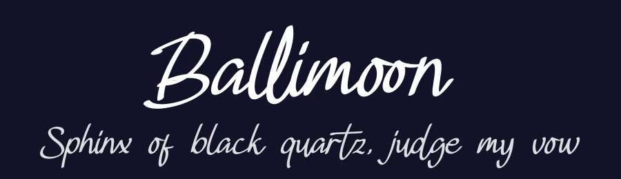 Ballimoon by Duanolle Studio — Script Handwritten Font — thumbnail 2