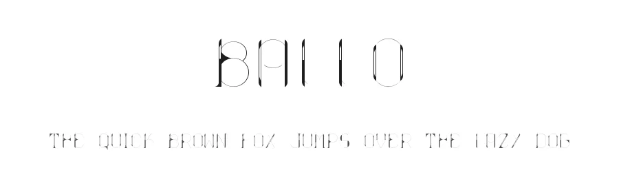 Ballo by Arielle Peacock — Decorative Font