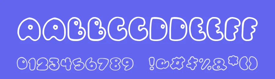Balloons! by Joseph Dawson — Decorative Font — thumbnail 3