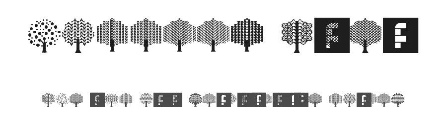 Balloon Trees by LordFonts — Dingbats Font