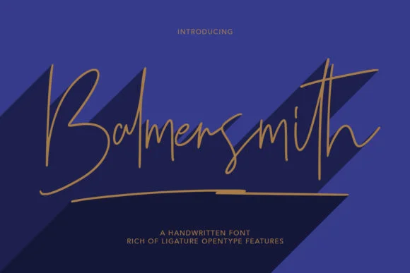Balmersmith Font by Maulana Creative — Script Handwritten Font