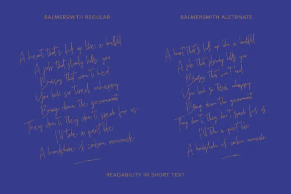 Balmersmith Font by Maulana Creative — Script Handwritten Font — thumbnail 3