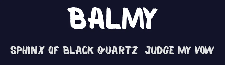Balmy by Boris Garic — Script Handwritten Font — thumbnail 2