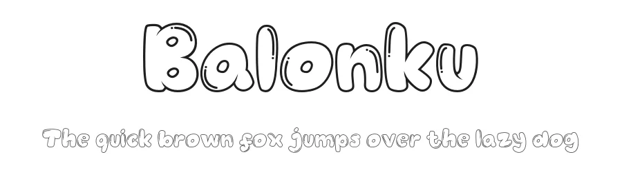 Balonku by Vable Studio — Decorative Font