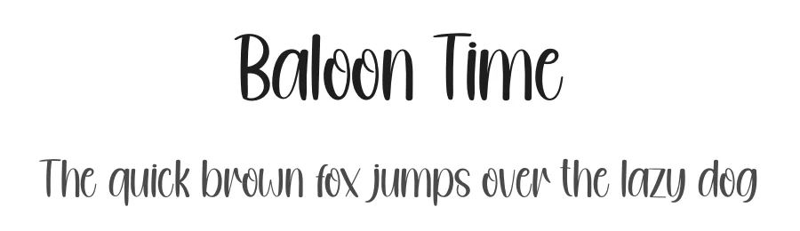 Baloon Time