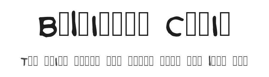 Baltimore Comic by Lanark — Decorative Font
