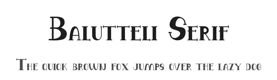 Balutteli Serif by Haksen Studio — Decorative Font