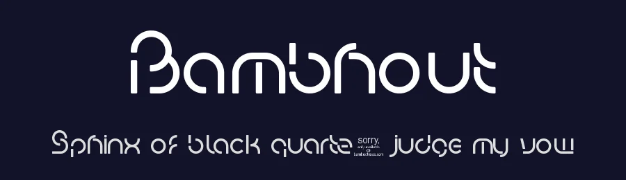 Bambhout by Bambootypes — Display Font — thumbnail 2