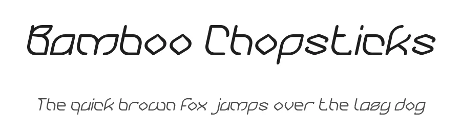Bamboo Chopsticks