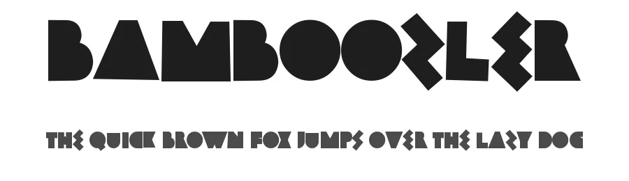 Bamboozler by Chequered Ink โ Decorative Font