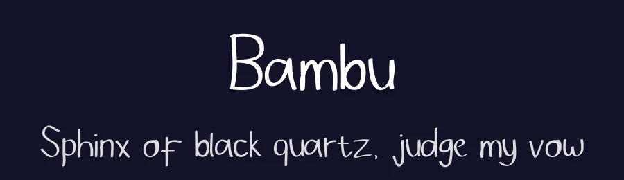 Bambu by Jefri Design — Script Handwritten Font — thumbnail 2