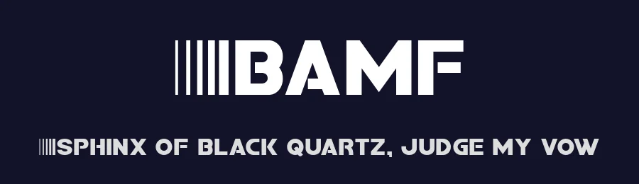 Bamf by Iconian Fonts — Display Font — thumbnail 2