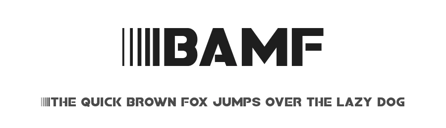 Bamf by Iconian Fonts — Display Font