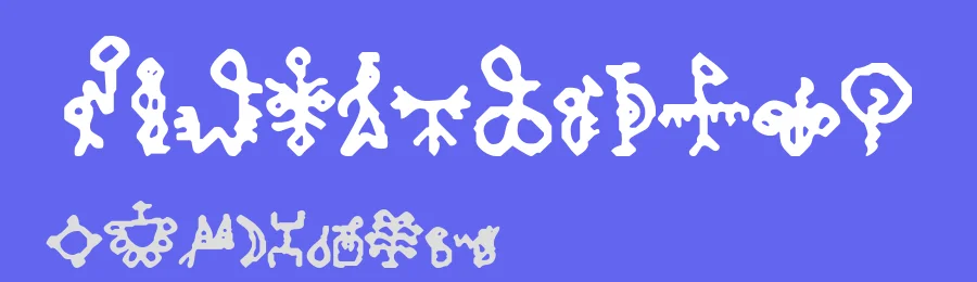 Bamum Symbols 1 by ~Sorcerer~ — Dingbats Font — thumbnail 3