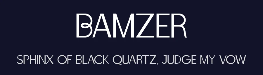 Bamzer by Typebae Foundry — Sans Serif Font — thumbnail 2