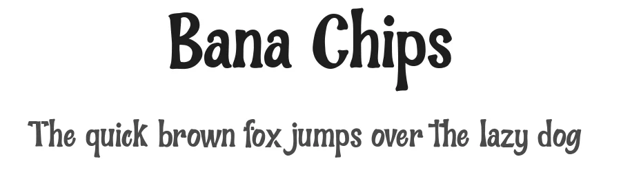 Bana Chips by Ardyana Types — Decorative Font