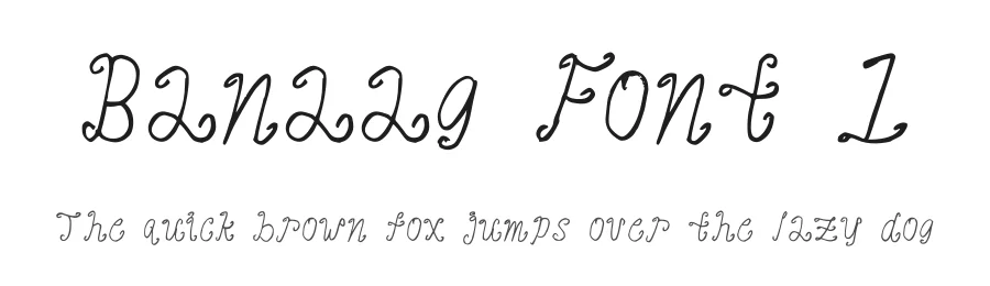 Banaag Font 1 by Martin Banaag — Decorative Font
