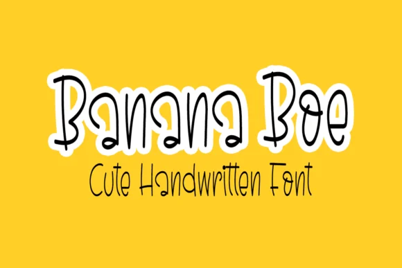 Banana Boe Font by Creative Zone — Script Handwritten Font