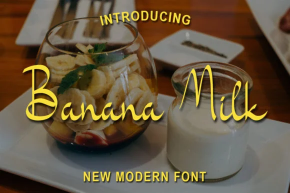 Banana Milk Font by morningtimestudio — Script Handwritten Font