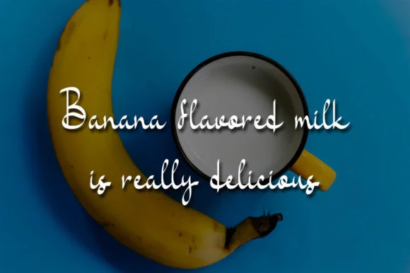 Banana Milk Font by morningtimestudio — Script Handwritten Font — thumbnail 4