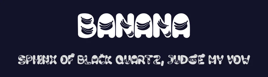 Banana by Rusd — Decorative Font — thumbnail 2
