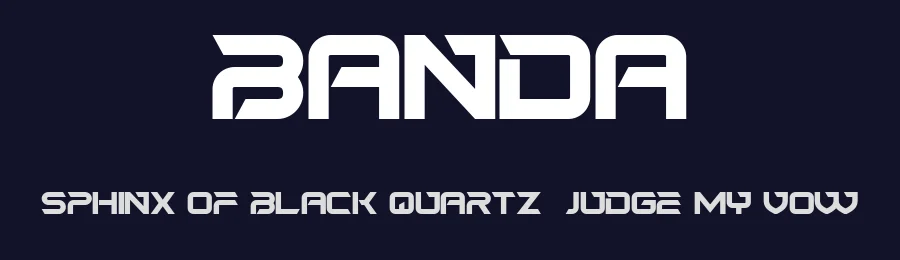 Banda by Vladimir Nikolic — Display Font — thumbnail 2