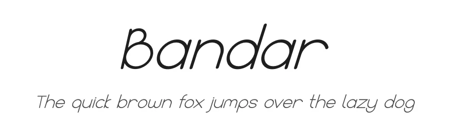 Bandar by Afkari Studio β Sans Serif Font