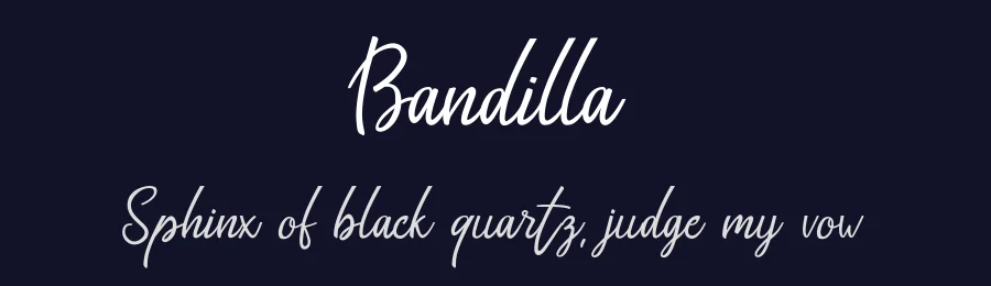 Bandilla by Alan Studio — Script Handwritten Font — thumbnail 2