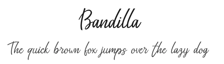 Bandilla by Alan Studio — Script Handwritten Font