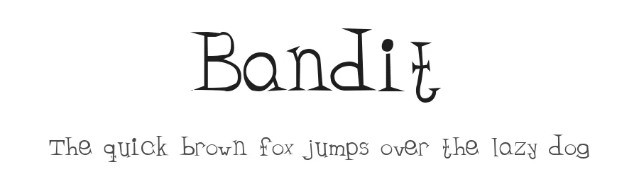 Bandit by Buddha Graphix — Decorative Font