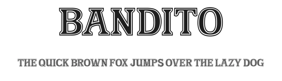 Bandito by Guaraldo Fonts — Decorative Font
