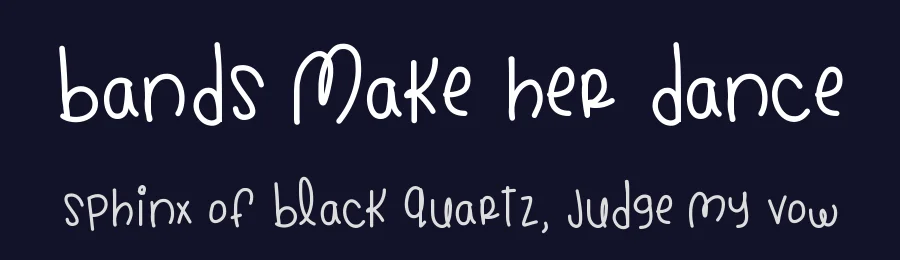 Bands Make Her Dance by Des Gomez — Script Handwritten Font — thumbnail 2