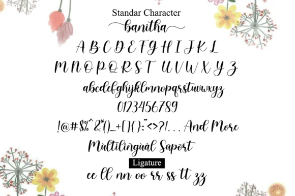 Banitha Font by Manjalistudio — Script Handwritten Font — thumbnail 8