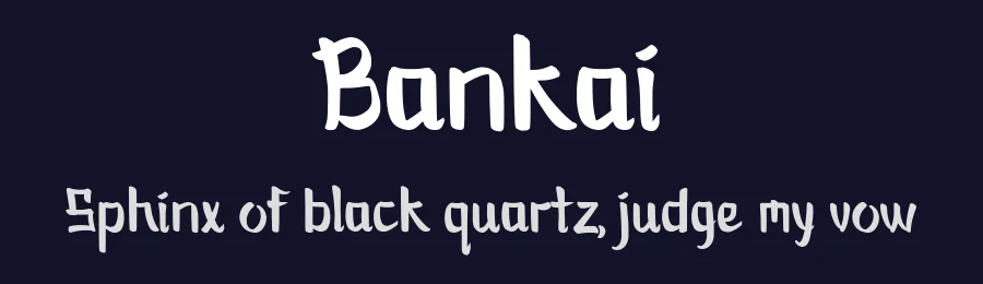 Bankai by Allouse Studio — Decorative Font — thumbnail 2