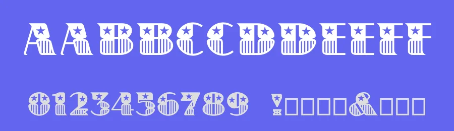 Banner Star by ClaudeP — Decorative Font — thumbnail 3