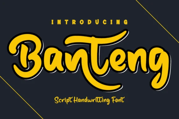 Banteng Font by Productype — Script Handwritten Font
