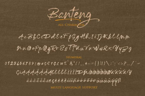 Banteng Font by Arief.hk by Arief.hk — Script Handwritten Font — thumbnail 4