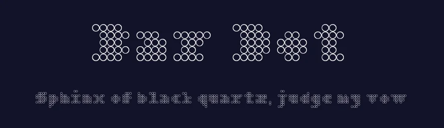 Bar Dot by João Faraco — Display Font — thumbnail 2