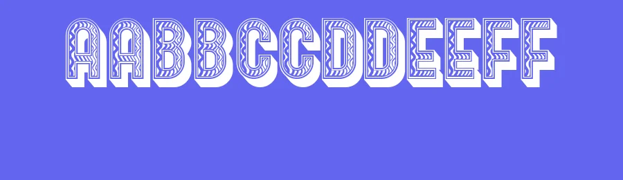 Baraka by Vladimir Nikolic — Decorative Font — thumbnail 3