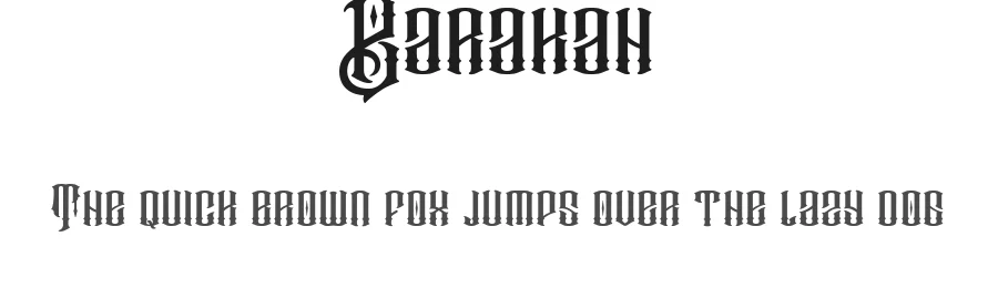 Barakah by Bombastype — Decorative Font