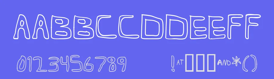 Barbapa 3 by Dope Fonts — Decorative Font — thumbnail 3
