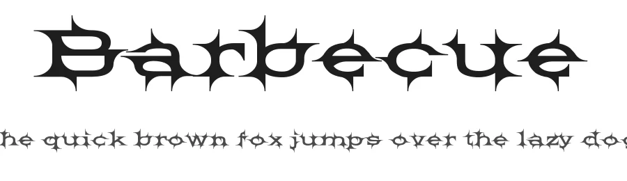 Barbecue by Harold's Fonts — Blackletter Font