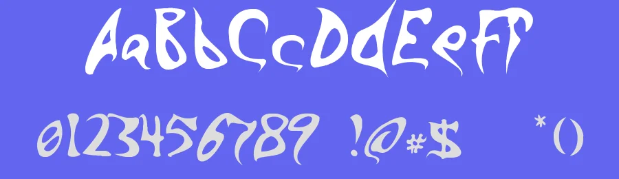 Barbed Ink by Mathieu Klomp — Decorative Font — thumbnail 3