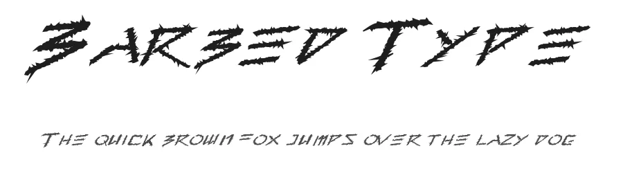 Barbed Type