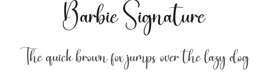 Barbie Signature