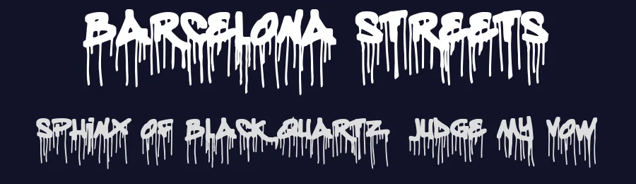 Barcelona Streets by Woodcutter — Script Handwritten Font — thumbnail 2