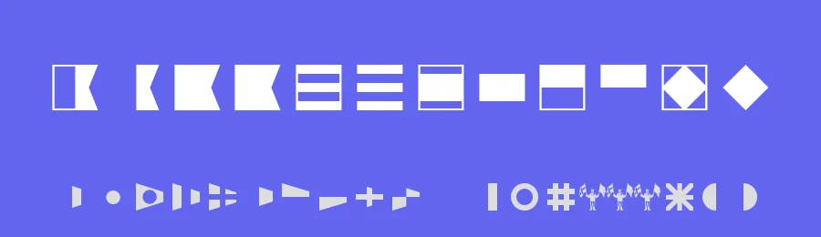 Barceloneta Monospace by Ramon Bosch — Dingbats Font — thumbnail 3