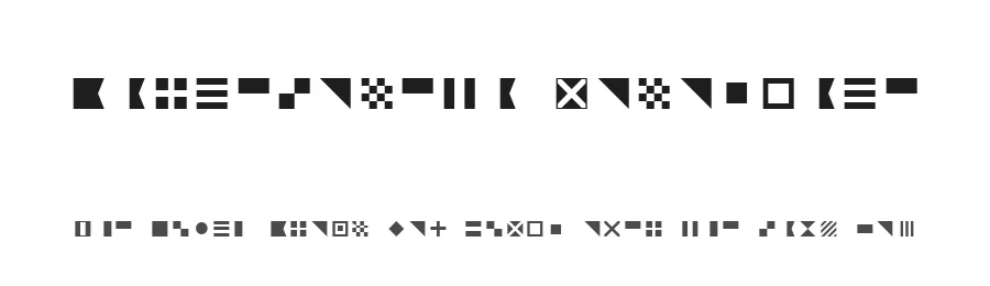 Barceloneta Monospace by Ramon Bosch — Dingbats Font