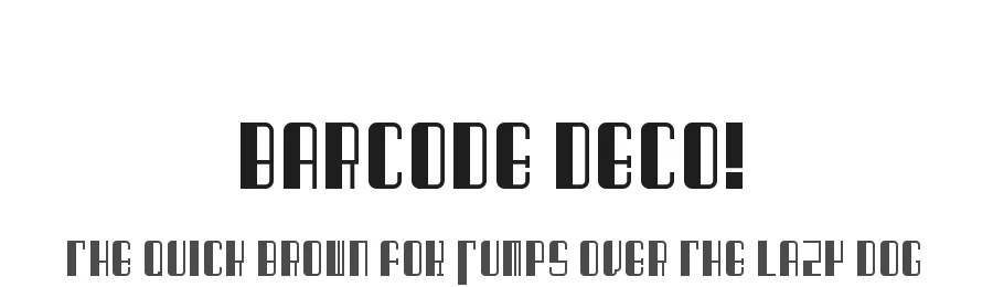 Barcode Deco!